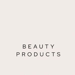 Beauty Products Following